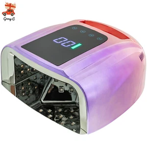 96W Rechargeable Cordless Professional Nail Gel Dryer Led UV Nail Lamp Manicure - Bild 1 von 9