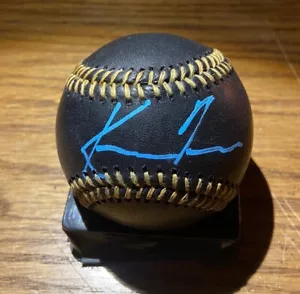 RARO! John Wick Matrix Keanu Reeves FIRMADO Negro Grandes Ligas Béisbol - Certificado de autenticidad BAS - Imagen 1 de 3