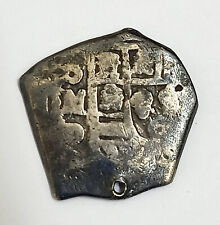 1700s 4 Reales Cob Shipwrack Spanish Silver Coin