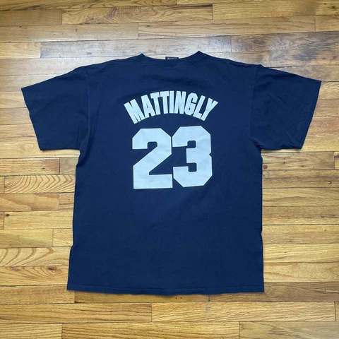 Retro Cooperstown Collection New York Yankees Don Mattingly T Shirt Size XL Used Cover