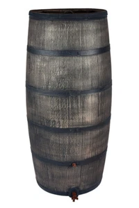 Regenfass 500L schmal 1/2" Wasserfass Gartenfass Regenwassertank für den Garten - Bild 1 von 8