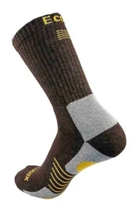 3 pair S, M, L, XL EcoSox Full Cushion Bamboo Hiking Socks Brown &Honey   -JAFFO - Picture 1 of 4