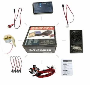 GT POWER Lighting And Voice Vibration System For 4WD Tamiya Tractor Truck RC Car - Picture 1 of 8