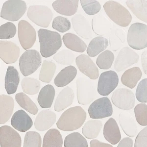 Mix Blend Sliced Pebble Mosaic Wall & Floor Tile ($10.16/SqFt) - Picture 1 of 10