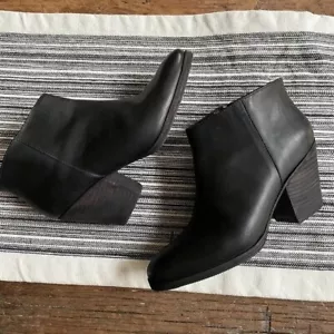 Rachel Comey Mars schwarze Leder-Stiefeletten Booties Damengröße 6,5 - Bild 1 von 11