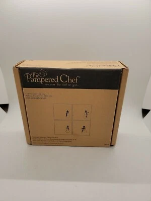 THE PAMPERED CHEF (4) SNOWMAN APPETIZER PLATES (NIB) - Image 1 of 3