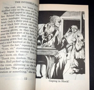 The Invisible Man by H.G. Wells Illustrated Classic Editions THRILLERS Paperback - Picture 1 of 4