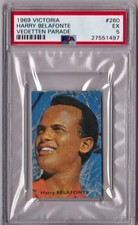 1969 Victoria Harry Belafonte Vedetten Parade #260 PSA 5 P1274