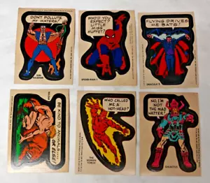 Vintage Lot of 1975 Topps Marvel Super Heroes Stickers - Picture 1 of 3