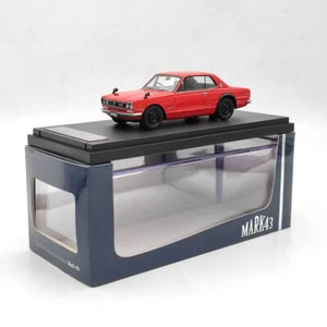 1/43 Mark43 Nissan SKYLINE 2000 GT-R KPGC10 Red PM4335R Model Car Limited - Picture 1 of 6