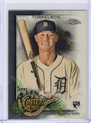 2022 Topps Chrome Allen And Ginter Spencer Torkelson RC #208 Detroit Tigers - Image 1 of 2