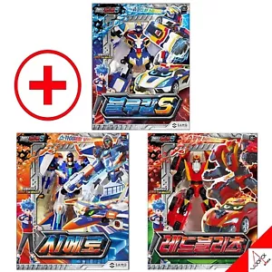 Metal Cardbot S Season2 3-Type Set BLUE COP CIELO REDBLITZ Transformer Robot Toy - Picture 1 of 24