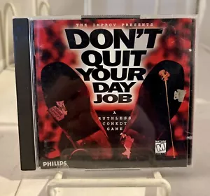 ๐ฅ Don't Quit Your Day Job "A Ruthless Comedy Game" Mac Game 1996 - CD/Manual ๐ - Picture 1 of 4