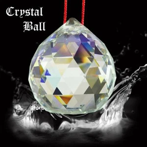 Vetro Arredo Casa Cristallo Sfera (40 MM, Trasparente) - Reiki Feng Shui Vastu - Foto 1 di 3