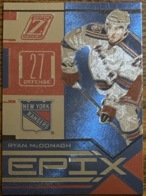 2010-11 Zenith Epix Ryan McDonagh #48 New York Rangers - Image 1 of 2