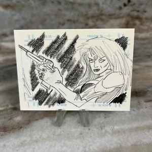 98 Skybox Marvel Creators Collection Mystique Sketchagraph Card Mariano Nicieza - Picture 1 of 9