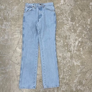 Pantalones de mezclilla Wrangler Jeans 28x30 azules ajustados 936 vaqueros Western Light vintage - Imagen 1 de 15