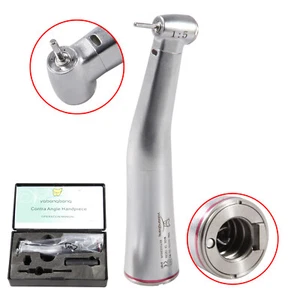 Dental 1:5 1:1 Contra Angle fiber Optic / LED Handpiece Fit NSK Electric Motor - Picture 1 of 36