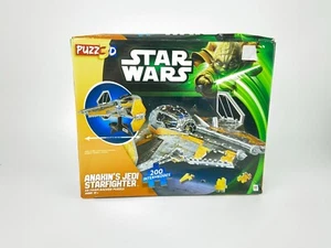 Star Wars 3D Puzzle Anakins Jedi Starfighter Jigsaw 200 Pieces - Picture 1 of 5