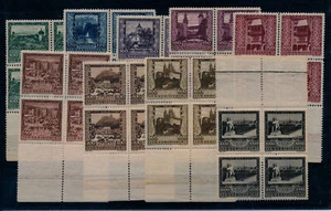 ÖSTERREICH 1923 433-441 LANDESHAUPTSTÄDTE, 4-BLOCK! Satz, postfr.** Kw:900,- - Bild 1 von 1
