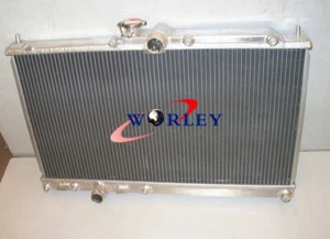 Aluminum Radiator for Mitsubishi Lancer EVO 7 8 9 EVO7 EVO8 EVO9 MT 2001-2007 - Picture 1 of 6