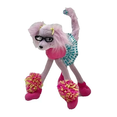 Barbie perro pose una mascota 2002 animadora pompones gafas rosa muñeca juguete Mattel Foto 1 de 4