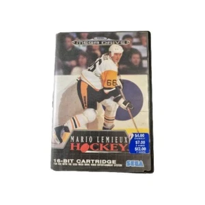 Sega Genesis Mario Lemieux Hockey With Case 16-bit Cartridge Free Tracked Postag - Picture 1 of 10