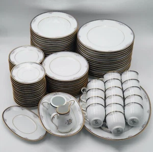 Noritake Ontario Dinner/Salad/Bread Plate, Soup Bowl, Cup & Saucer, ETC. *SELECT - Picture 1 of 30