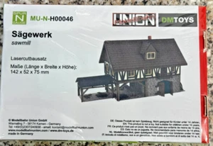 Modellbahn Union N-H00046 Sägewerk Bausatz OVP Ungeöffnet Lasercut - Bild 1 von 1