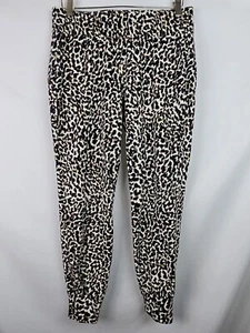 CAbi Women's Jogger Pants Size Small Leopard Print Pull On Casual Pants - Picture 1 of 9