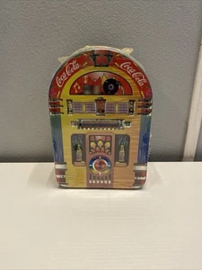 Coca Cola Decorative Collector Tin Juke Box Record Music Always Rockin 1997  - Picture 1 of 6