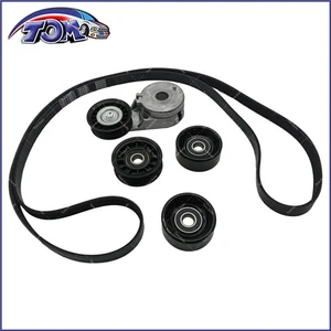 Serpentine Belt Drive Component Kit for Chevy Malibu 04-06 Pontiac G6 GAS 05-06 - Picture 1 of 4