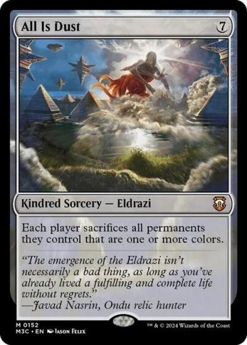 All Is Dust (Ripple Foil) -Foil Light Play MTG Commander: Modern Horizons 3 - Image 1 of 1