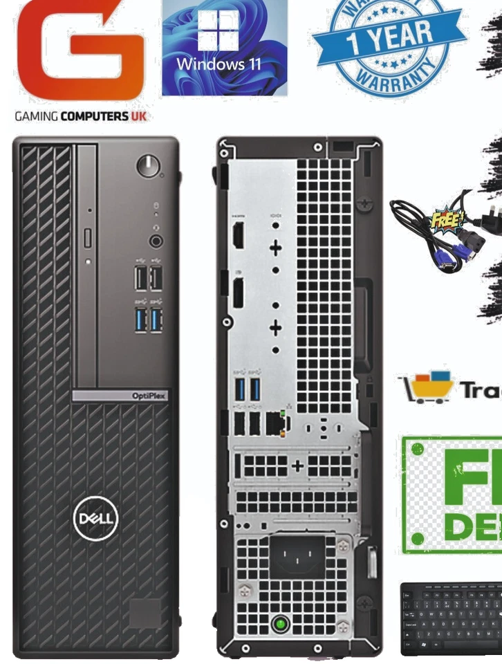 FAST Dell OptiPlex SFF Home, Office PC Core i5 6th Gen 16GB Ram 1TB HDD WIN 11 - Image 1 of 1