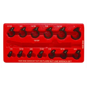 LT1920 Milton Industries LTI Tool By MIlton 13 Piece SAE SHOCKIT Crows Foot Set - Picture 1 of 1