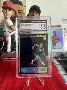 2020-21 ILLUSIONS LAMELO BALL TROPHY COLLECTION SAPPHIRE 151 CGC 8.5 HORNETS - Picture 1 of 2
