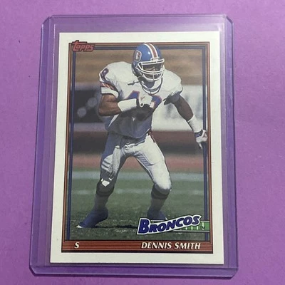 1991 Topps - Dennis Smith #556 Denver Broncos - Image 1 of 2