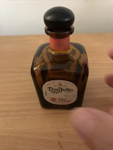 Empty Tequila Don Julio Anejo Mini Bottle 50mL Brown Glass - Picture 1 of 5