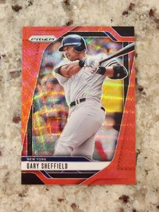 Gary Sheffield 2025 Panini Prizm #128 Ruby Red Wave Prizm - Yankees - Foto 1 di 2