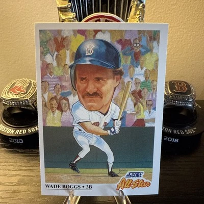 1991 Score - Wade Boggs #393 - Image 1 of 2