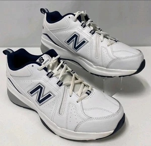 New Balance 608 Herren Schuhe Weiß Navy Retro Gr. 13 4E Schnürer Extra Weit - Bild 1 von 5