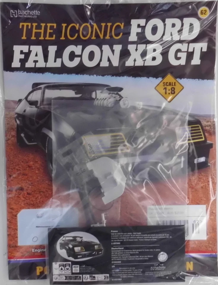 Hachette Build The Iconic Ford Falcon XB GT. Post-Apocalyptic Edit Scale 1:8 #62 - Image 1 of 1