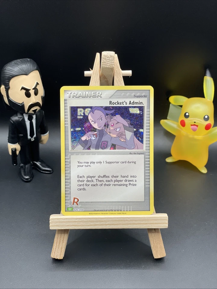 Rocket's Admin. (CLV) 026/034 Trading Card Game Classic Holo - Image 1 of 2