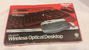Microsoft Wireless Optical Desktop Keyboard and Mouse K51-00024 NEW Sealed Box - Picture 1 of 11