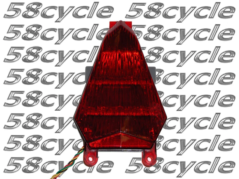 Luz trasera de freno trasera roja R6 2006-2007 luz trasera señal LED integrada Foto 1 de 3