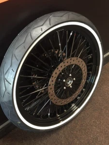 23" X 3.5"- 52 SPK MAMMOTH HD FLHXS S/G WHEEL AVON COBRA B/W 130/60-23" TIRE NEW - Picture 1 of 5