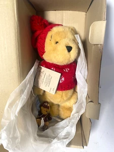 The Boyd's Collection Pooh Bear's Winter Holiday 10" in Box With Tags - Picture 1 of 9