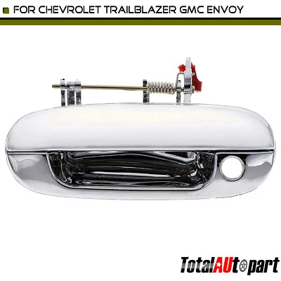 Manija de puerta exterior cromada con cerradura para Chevrolet GMC Buick conductor delantero Saab Foto 1 de 4