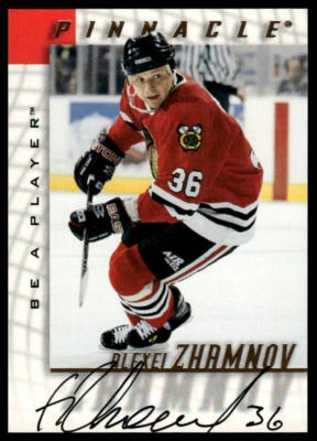 1997-98 Pinnacle Be a Player #99 Alexei Zhamnov Autographs - Image 1 of 2