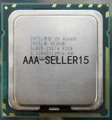 Intel Xeon X5680 3.33GHz LGA1366 12MB L3 Cache Six Core server CPU Processor - Image 1 of 3